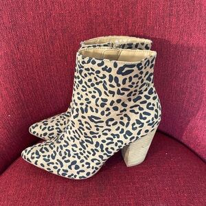 Cheetah Print Booties